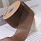 Polyester Ribbons, for Hair Bow Clips Accessories Making, Gift Packing, Coconut Brown, 2 inch(50mm), about 10 Yards(9.14m)/Roll