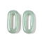 Natural Green Aventurine Oval Pendants, Oval Ring Charms, 30x15~16x5~6mm, Hole: 17.5~19.5x3.5~4.5mm