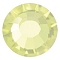 Preciosa&reg Crystal Hotfix Flatback Stones, Czech Crystal, Round(438 11 612 Chaton Rose VIVA 12 &reg), 80100 Jonquil, SS8(2.3~2.5mm)