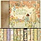 12Pcs 12 Styles Flower Garden Scrapbook Paper Pads, for DIY Album Scrapbook, Background Paper, Diary Decoration, Mixed Color, 150x150mm, 12pcs/set