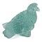 Natural Fluorite Carved Eagle Figurines Statues for Home Office Desktop Feng Shui Ornament, 58~62x74~80x41~44mm