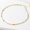 Simple Design Natural Flower Amazonite Beaded Necklaces for Women, 