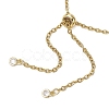 304 Stainless Steel Cable Chain Macrame Pouch Slider Necklace Making NJEW-JN05069-03-4