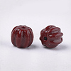 Synthetic Coral Corrugated Beads CORA-S027-18A-2