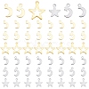 DICOSMETIC 180Pcs 6 Style Stainless Steel Charms STAS-DC0002-19-1