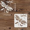 Large Plastic Reusable Drawing Painting Stencils Templates DIY-WH0172-771-2