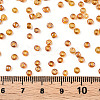 Transparent Colours Rainbow Round Glass Seed Beads X-SEED-A007-3mm-162C-3