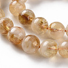 Natural Citrine Beads Strands G-S362-105C-3