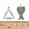 Tibetan Style Alloy Pendants TIBEP-M038-02AS-4