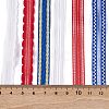 18 Yards 6 Styles Independence Day Polyester & Polycotton Ribbons Sets SRIB-A015-02B-02-3