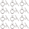 SUNNYCLUE 50Pcs 304 Stainless Steel Toggle Clasps STAS-SC0006-76-1