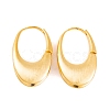 Oval Brass Hoop Earrings for Women EJEW-G391-09G-2