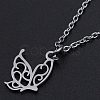 Non-Tarnish 201 Stainless Steel Pendant Necklaces NJEW-S105-JN557-40-1-1