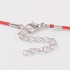 Leather Cord Necklace Makings MAK-M010-01-2