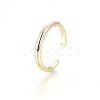 Brass Cuff Toe Rings RJEW-G100-09G-4