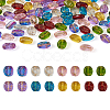 Cheriswelry 96Pcs 8 Colors Transparent Glass Beads Strands GLAA-CW0001-04-21