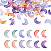 Beadthoven 108Pcs 6 Colors Transparent Glass Charms GLAA-BT0001-04-10