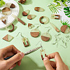 DIY Geometry Earring Making Kit DIY-TA0005-74-14