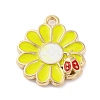 Alloy Enamel Pendants ENAM-Q001-06G-06-1