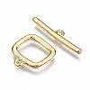 Brass Toggle Clasps KK-T063-100G-NF-3