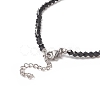 Black & White Couple Choker Necklaces Set NJEW-JN04224-5
