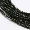 Natural Agate Bead Strands X-G-A130-2mm-K01-1