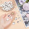 GOMAKERER 72Pcs 3 Style Irregular Rhombus Glass Sew On Rhinestone GLAA-GO0001-14-3