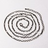 Iron Figaro Chain Necklace Making MAK-J004-01B-2
