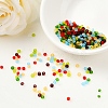 3500Pcs 7 Colors 12/0 Glass Round Seed Beads SEED-YW0001-21-7