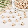 Olycraft Natural Wooden European Beads WOOD-OC0001-42B-6