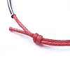 Adjustable Waxed Cotton Cord Bracelets BJEW-JB04242-3