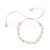 Natural Shell Beaded Necklace NJEW-E094-01B-1