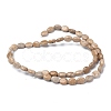 Natural Fossil Beads Strands G-Z006-A09-3