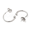 304 Stainless Steel Stud Earring EJEW-H134-02A-P-2