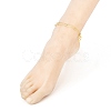 Double Layer Anklets AJEW-AN00309-5