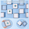 Square Acrylic Jewelry Storage Box with Window CON-WH0089-09-4