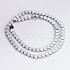Non-magnetic Synthetic Hematite Beads Strands X-G-Q883-6x6mm-6-2