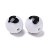 Two-Tone Acrylic Beads OACR-U003-02A-2