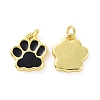 Rack Plating Brass Enamel Charms KK-C008-17G-2