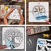 Plastic Reusable Drawing Painting Stencils Templates DIY-WH0172-957-4