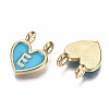 Alloy Enamel Charms ENAM-T012-02E-RS-3