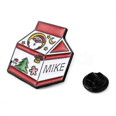 Milk Carton Enamel Pins JEWB-A014-02A-1