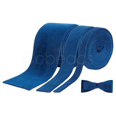 BENECREAT 3 Rolls 3 Styles Velvet Ribbon OCOR-BC0005-39A-1