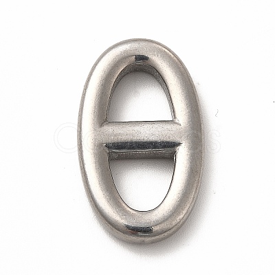 Non-Tarnish 304 Stainless Steel Connector Charms STAS-P322-02B-P-1