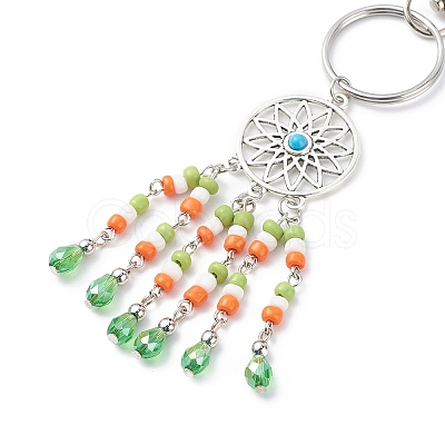 Woven Net/Web Pendant Keychain KEYC-JKC00407-1