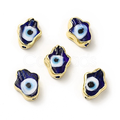 Handmade Evil Eye Lampwork Beads LAMP-F026-03B-1