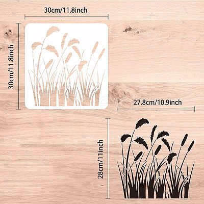 Large Plastic Reusable Drawing Painting Stencils Templates DIY-WH0172-706-1