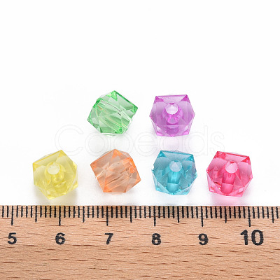 Transparent Acrylic Beads TACR-Q259-10mm-V-1