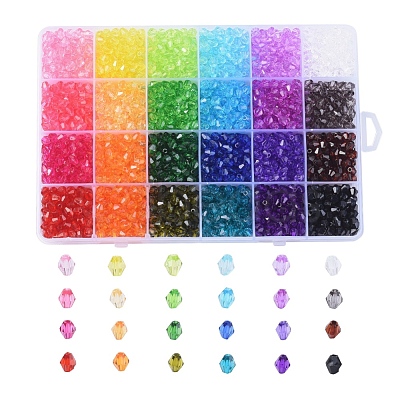 Transparent Acrylic Beads TACR-X0001-08-6mm-1