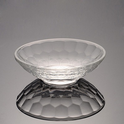 Faceted Bowl Glass Jewelry Displays ODIS-O001-B01-1